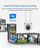 Caméra Surveillance WiFi 8MP — PTZ 4X Zoom Audio Bidirectionnel Vision Nocturne