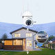 Caméra Surveillance WiFi 8MP — PTZ 4X Zoom Audio Bidirectionnel Vision Nocturne