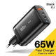 Chargeur Rapide GaN 65W — USB-C PPS pour Laptop & Smartphone