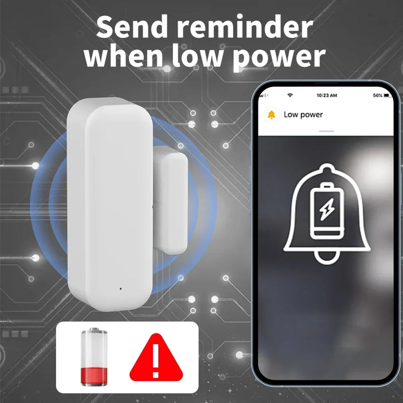 Capteur de Porte & Fenêtre WiFi — Détecteur d'Ouverture Connecté