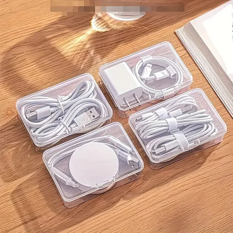 Boîte Organisateur de Câbles — Rangement Bureau en Plastique Durable