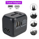 Adaptateur Voyage Universel — Chargeur Mural USB & USB-C Tout-en-Un