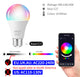 Ampoule Connectée WiFi Bluetooth RGB E27 — Éclairage Intelligent Compatible Assistants Vocaux