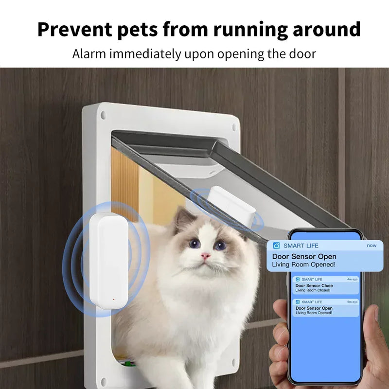 Capteur de Porte & Fenêtre WiFi — Détecteur d'Ouverture Connecté