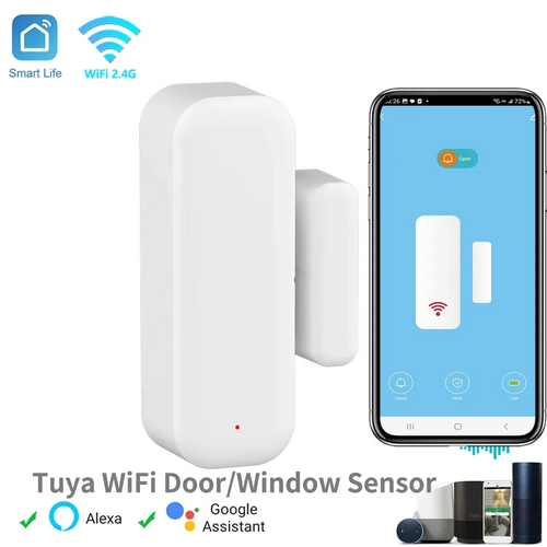 Capteur de Porte & Fenêtre WiFi — Détecteur d'Ouverture Connecté