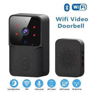 Sonnette Vidéo WiFi 1080P — Interphone Connecté Vision Nocturne